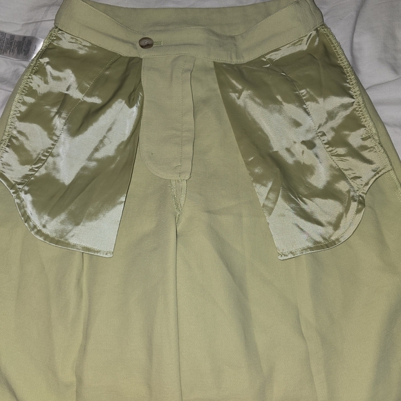 Madewell Cream Chinos Wide-Leg Classic Pleats - Picture 12 of 13